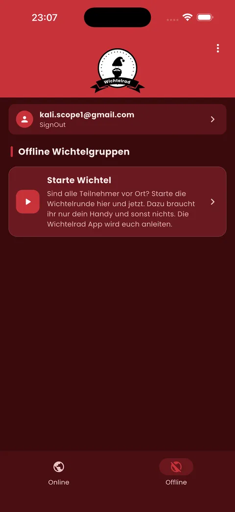 Offline Gruppen